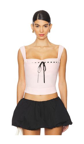 Laced Imogene Corset in Pink. - size L (also in M, S, XL) - Miaou - Modalova