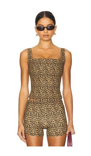 Miaou Luna Top in Brown. Size L, S - Miaou - Modalova