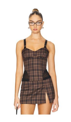 Marguerite Corset in Brown. - size L (also in M, S, XL, XS) - Miaou - Modalova