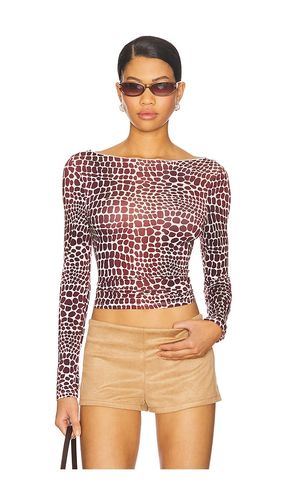 Amelia Top in Chocolate. - size L (also in XL) - Miaou - Modalova