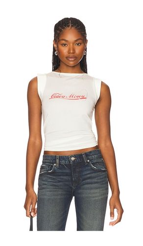 Lucia Top in White. - size L (also in M, S, XL, XS, XXS) - Miaou - Modalova