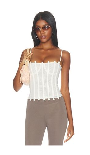 Lila Corset Top in Ivory. - size S (also in XS) - Miaou - Modalova