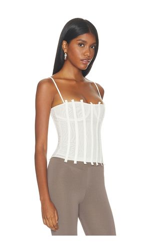 Lila Corset Top in Ivory. - size S (also in XS) - Miaou - Modalova