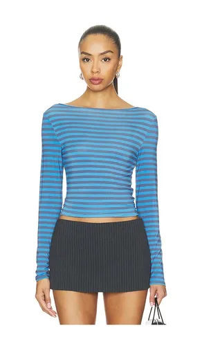 Amelia Top in Blue. - size L (also in M, S, XL, XS) - Miaou - Modalova