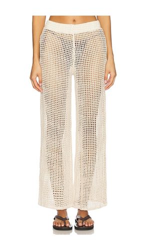 Coastal Knit Nellie Wide Leg Pants in Ivory. - size S (also in M) - Maaji - Modalova