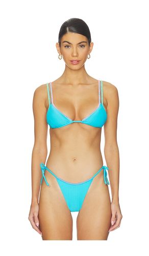 Aqua Dream Itza Triangle Bikini Top in Blue. - size L (also in M, S) - Maaji - Modalova