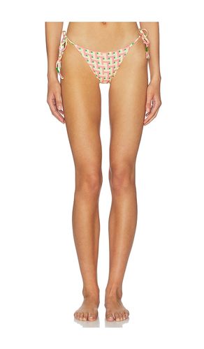 Blush Tide Sunflash Bikini Bottom in Pink,Lemon. - size L (also in M, S) - Maaji - Modalova