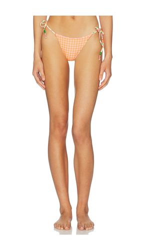 Blush Tide Sunflash Bikini Bottom in Pink,Lemon. - size L (also in M, S) - Maaji - Modalova