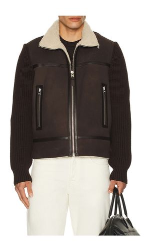 Jonathan Suede Full Zip Jacket in Brown. - size M (also in S, XL/1X) - Mackage - Modalova