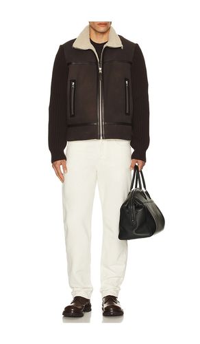 Jonathan Suede Full Zip Jacket in Brown. - size M (also in S, XL/1X) - Mackage - Modalova