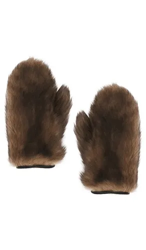 Magda Butrym Fur Gloves in Brown - Magda Butrym - Modalova