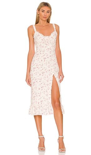 Lauralie Midi Dress in Ivory. - size M (also in XL) - MAJORELLE - Modalova