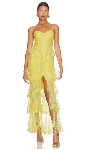 Zelda Fitz Gown in Yellow. - size M (also in S) - MAJORELLE - Modalova