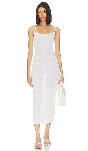 Elazer Butterfly Midi Dress in . - size L (also in M) - MAJORELLE - Modalova