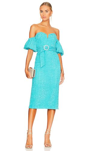 Penelope Midi Dress in Blue. - size XS (also in XXS) - MAJORELLE - Modalova