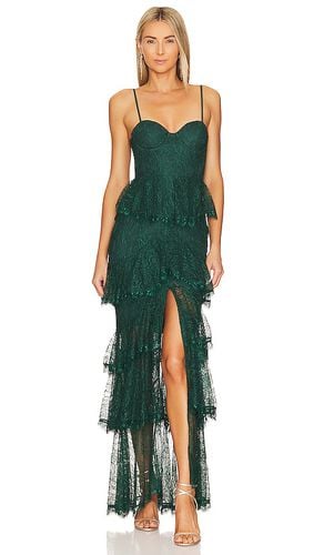 Zelda Fitz Gown in Green. - size L (also in M, S, XL, XS, XXS) - MAJORELLE - Modalova