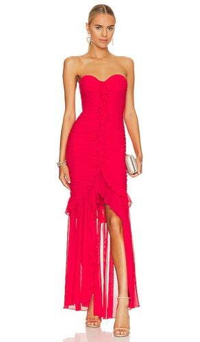 Giules Gown in Red. - size L (also in M, S, XL, XS, XXS) - MAJORELLE - Modalova