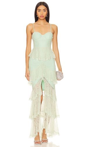 Zelda Fitz Gown in Mint. - size L (also in M, S, XL, XS) - MAJORELLE - Modalova