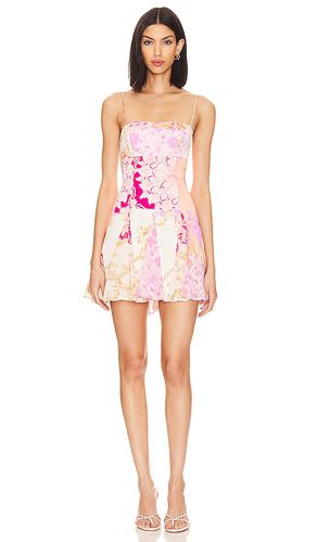 Riviera Mini Dress in Medallion in Pink. - size M (also in S) - MAJORELLE - Modalova