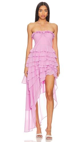 Brittan Gown in Pink. - size L (also in M, S, XL, XS) - MAJORELLE - Modalova