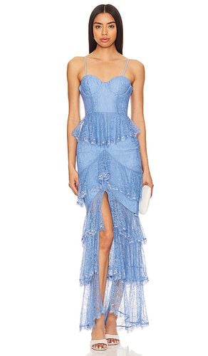 Zelda Fitz Gown in Baby Blue. - size L (also in M, S, XL, XS) - MAJORELLE - Modalova