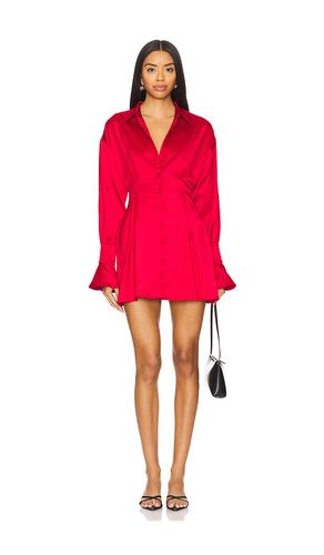 Maritza Shirt Dress in Red. - size L (also in M, S, XL, XS, XXS) - MAJORELLE - Modalova