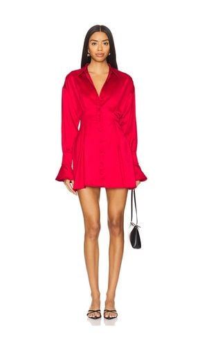 Maritza Shirt Dress in Red. - size M (also in S, XL, XS, XXS) - MAJORELLE - Modalova