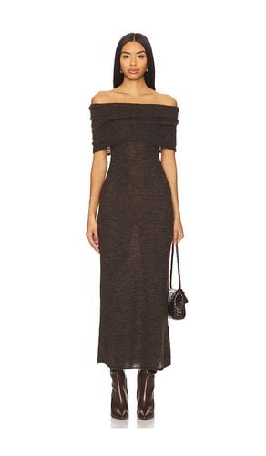 Avalee Maxi Dress in Chocolate. - size L (also in M, XL, XXS) - MAJORELLE - Modalova