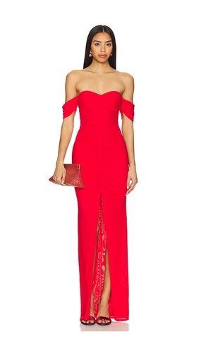 Simone Gown in Red. - size M (also in S, XL, XS, XXS) - MAJORELLE - Modalova