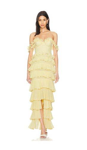 Avalee Gown in Yellow. - size L (also in M, S, XL, XS, XXS) - MAJORELLE - Modalova