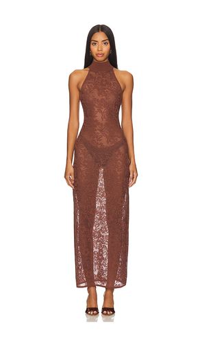 Marlene Maxi Dress in Brown. - size L (also in M, S, XS) - MAJORELLE - Modalova