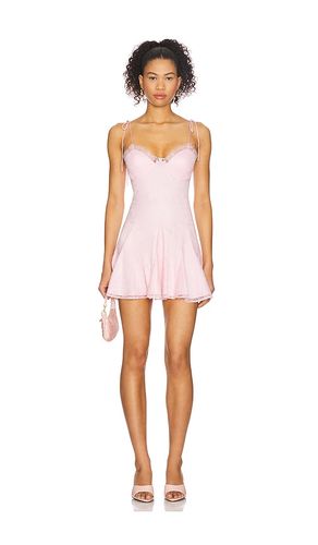 Salma Mini Dress in Pink. - size M (also in L, XL) - MAJORELLE - Modalova