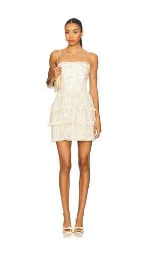 Demi Mini Dress in Yellow. - size L (also in M, S, XL) - MAJORELLE - Modalova