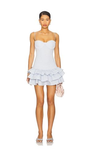 Keegan Mini Dress in Baby Blue. - size L (also in M, S, XL, XS, XXS) - MAJORELLE - Modalova