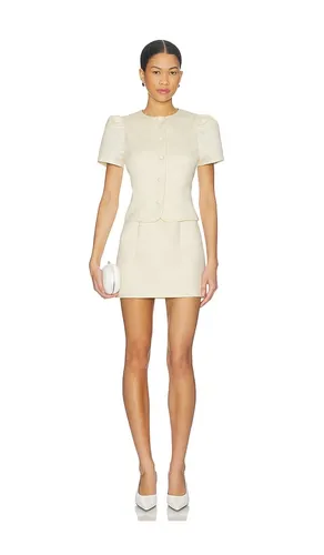 Justina Mini Dress in Ivory. - size S (also in XL) - MAJORELLE - Modalova