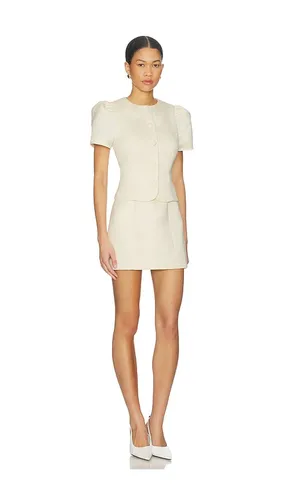 Justina Mini Dress in Ivory. - size S (also in XL) - MAJORELLE - Modalova