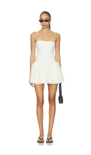 Piera Linen Mini Dress in . - size L (also in M, S, XL, XS) - MAJORELLE - Modalova