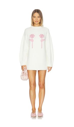 Vienna Rosette Mini Dress in Ivory. - size M (also in S, XL, XS, XXS) - MAJORELLE - Modalova