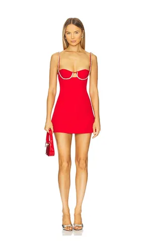 Blaire Mini Dress in Red. - size L (also in XL) - MAJORELLE - Modalova