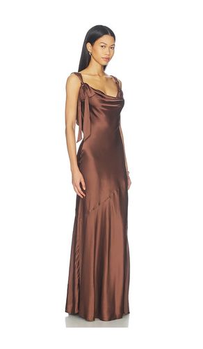 Samira Gown in Brown. - size L (also in M, S, XL, XS, XXS) - MAJORELLE - Modalova