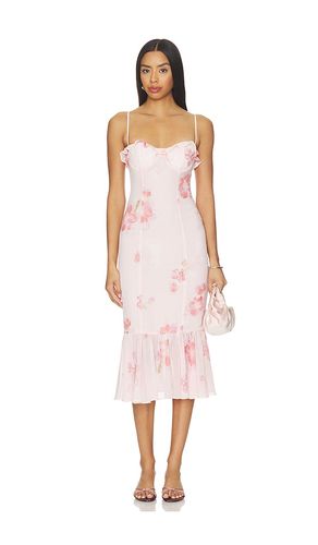 Jules Midi Dress in Pink. - size L (also in XL) - MAJORELLE - Modalova