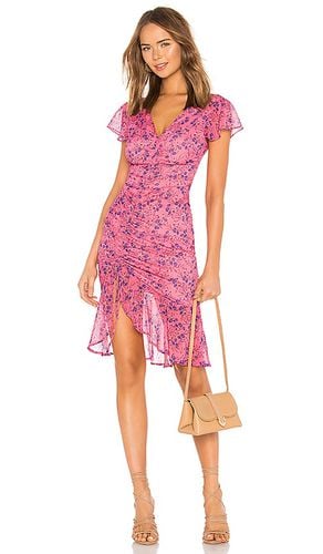 Elaine Midi Dress in Pink. - size L (also in M, S, XL, XS, XXS) - MAJORELLE - Modalova