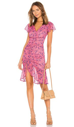 Elaine Midi Dress in Pink. - size M (also in S, XL, XS, XXS) - MAJORELLE - Modalova