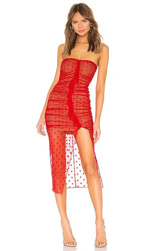 Vestido midi brady en color talla M en - Red. Talla M (también en S, XL) - MAJORELLE - Modalova