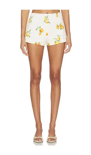 Sansa Mini Short in Cream. - size L (also in M, XS) - MAJORELLE - Modalova