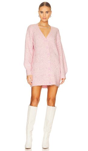 Rishelle Embellished Sweater Dress in Pink. - size M (also in S, XS) - MAJORELLE - Modalova