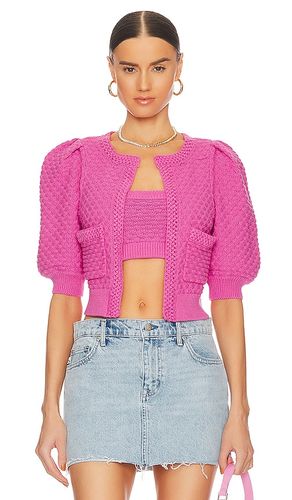 Tamal Textured Knit Cardigan in . Size L. Also in S, XS - MAJORELLE - Modalova