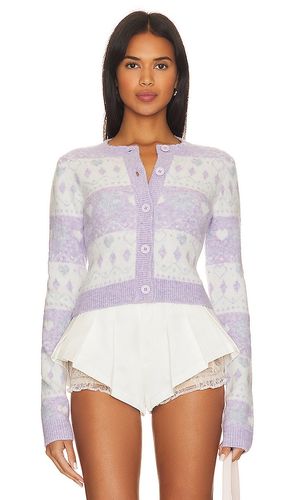 Marnie Fair Isle Cardigan in . Taglia M, S, XS, XXS - MAJORELLE - Modalova