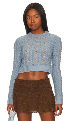 Mansi Cropped Sweater in . Size S - MAJORELLE - Modalova