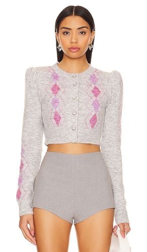 Dalila Argyle Cardigan in . - size M (also in S, XS) - MAJORELLE - Modalova